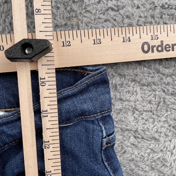 Levis 724 Jeans Womens 28 Blue High Rise Straight Crop Stretch Denim Pants - Picture 4 of 11